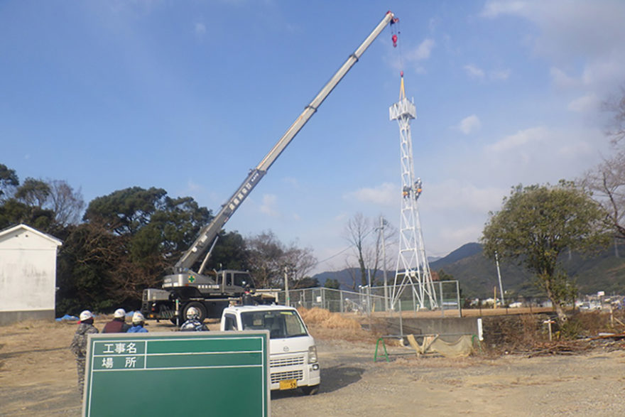 鉄塔撤去工事 岡田工業株式会社 鉄塔撤去工事 岡田工業株式会社